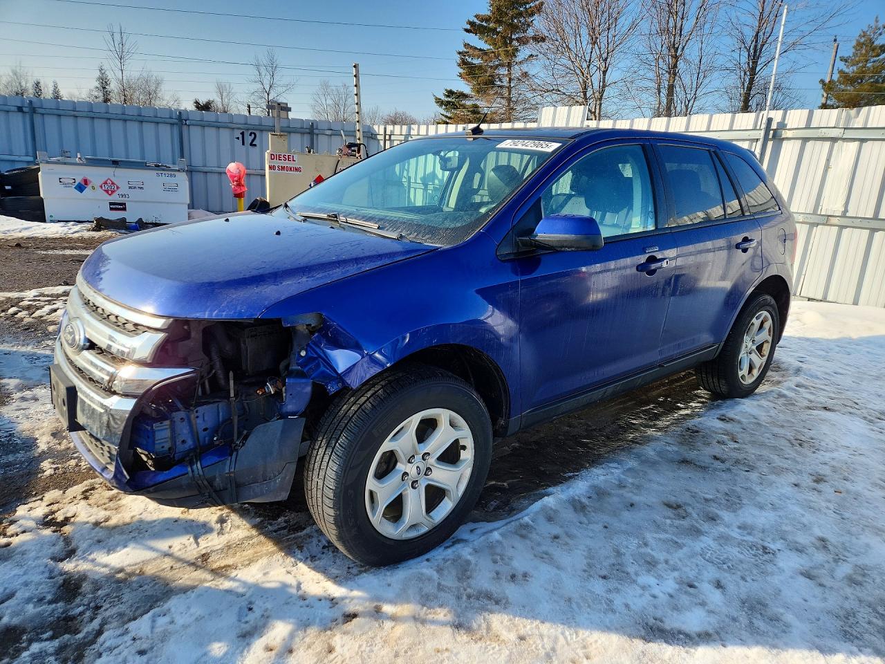 2013 Ford Edge SEL, VIN 2FMDK3JC2DBC59661 — Front end