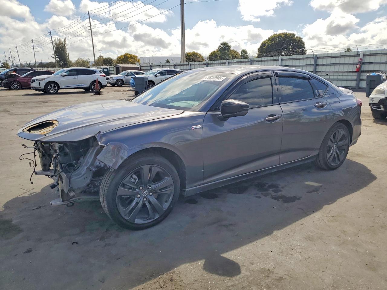 2023 Acura TLX w/A-Spec Package, VIN 19UUB6F52PA001738 — Front end