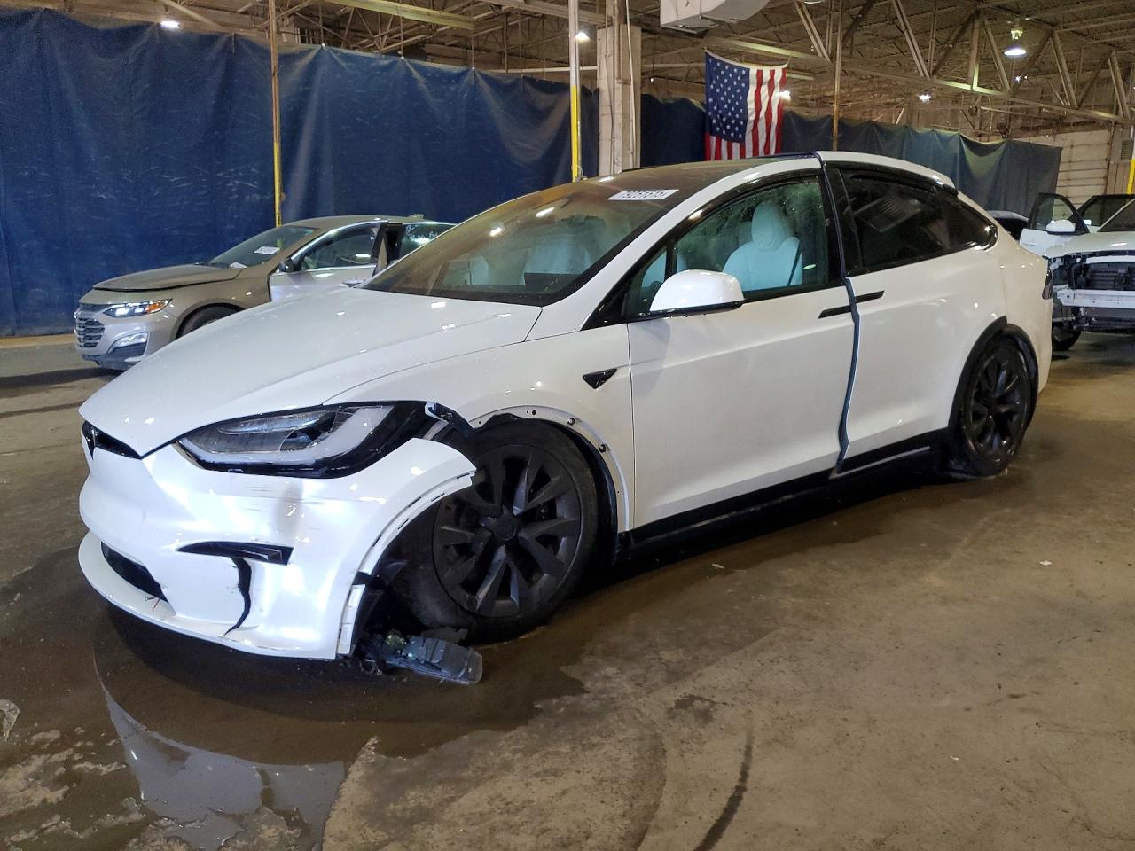 2023 Tesla Model X, VIN 7SAXCDE57PF404008 — Front end