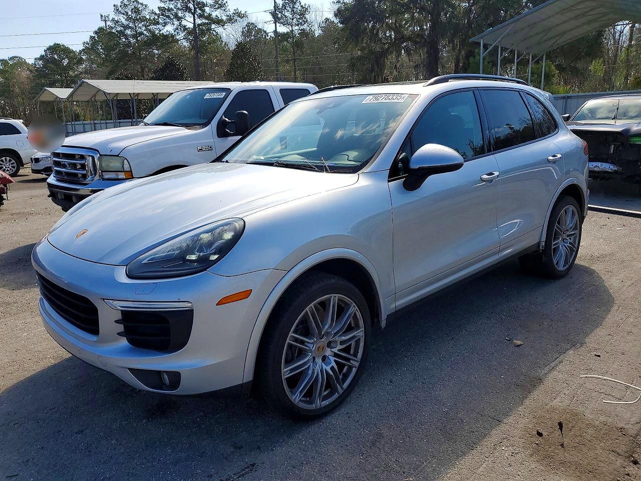 2017 Porsche Cayenne, VIN WP1AA2A23HKA86349 — Stripped