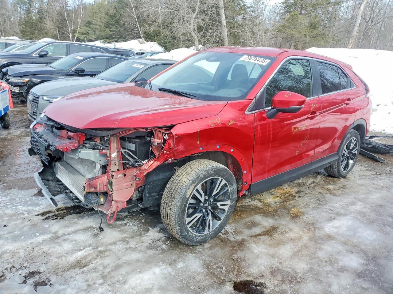 2024 Mitsubishi Eclipse Cross LE, VIN JA4ATVAA0RZ628613 — Front end