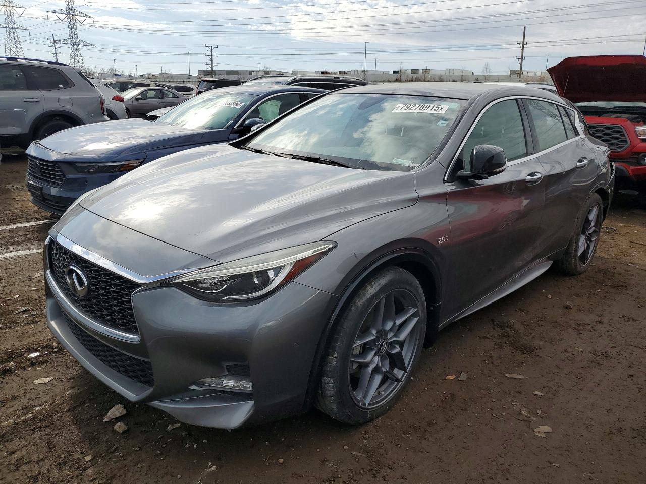 2018 Infiniti QX30 Sport, VIN SJKCH5CP4JA046581 — Rear end