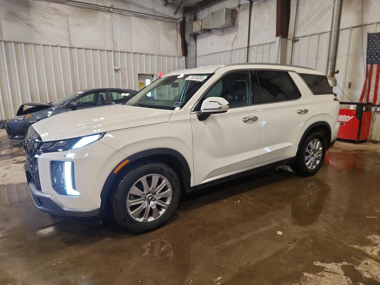 2024 Hyundai Palisade SEL, VIN KM8R2DGE9RU773206 — Undercarriage
