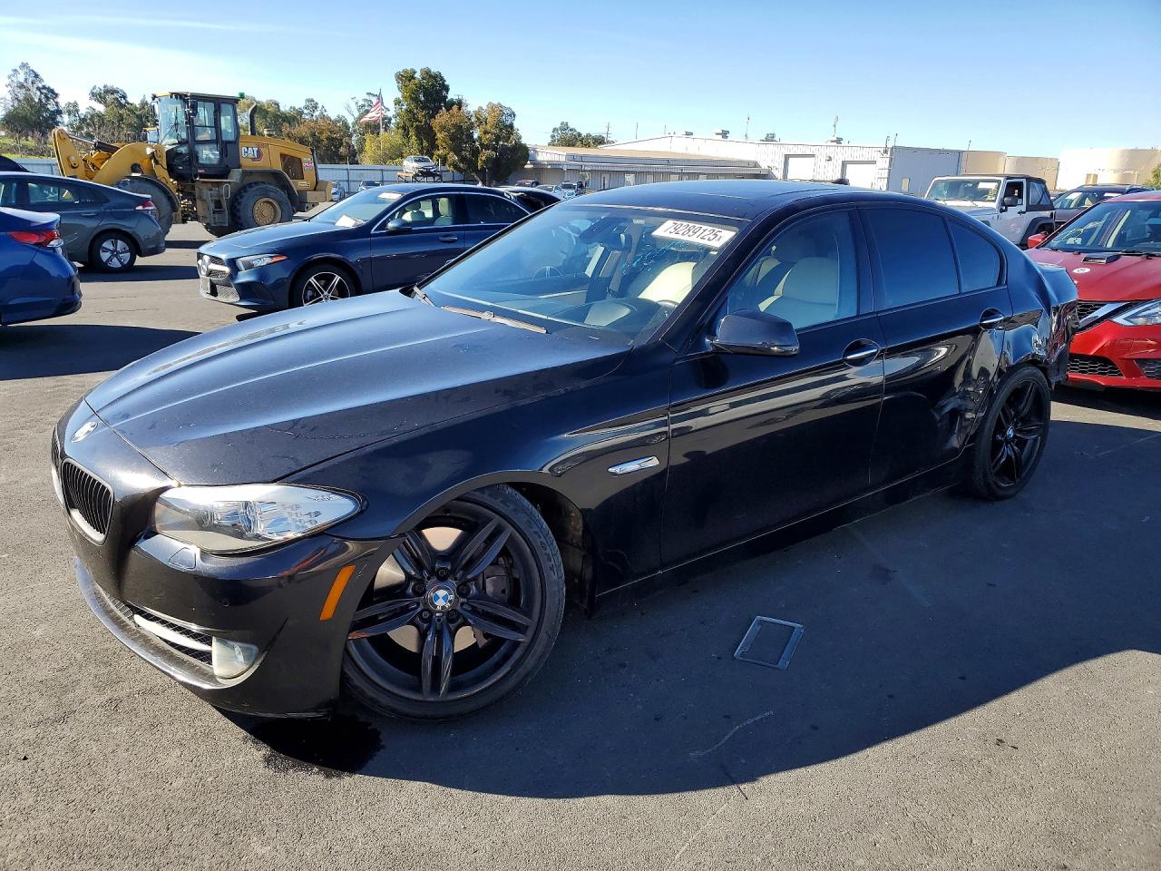 2011 BMW 5 Series 550i, VIN WBAFR9C52BDV58193 — Front end