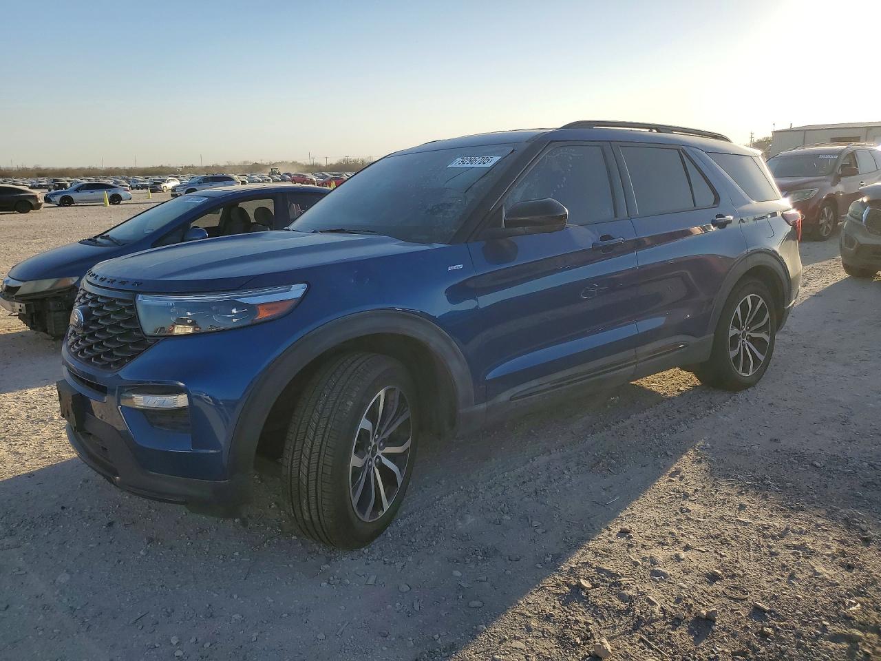 2023 Ford Explorer ST-Line, VIN 1FMSK7KH0PGA51333 — Interior fire