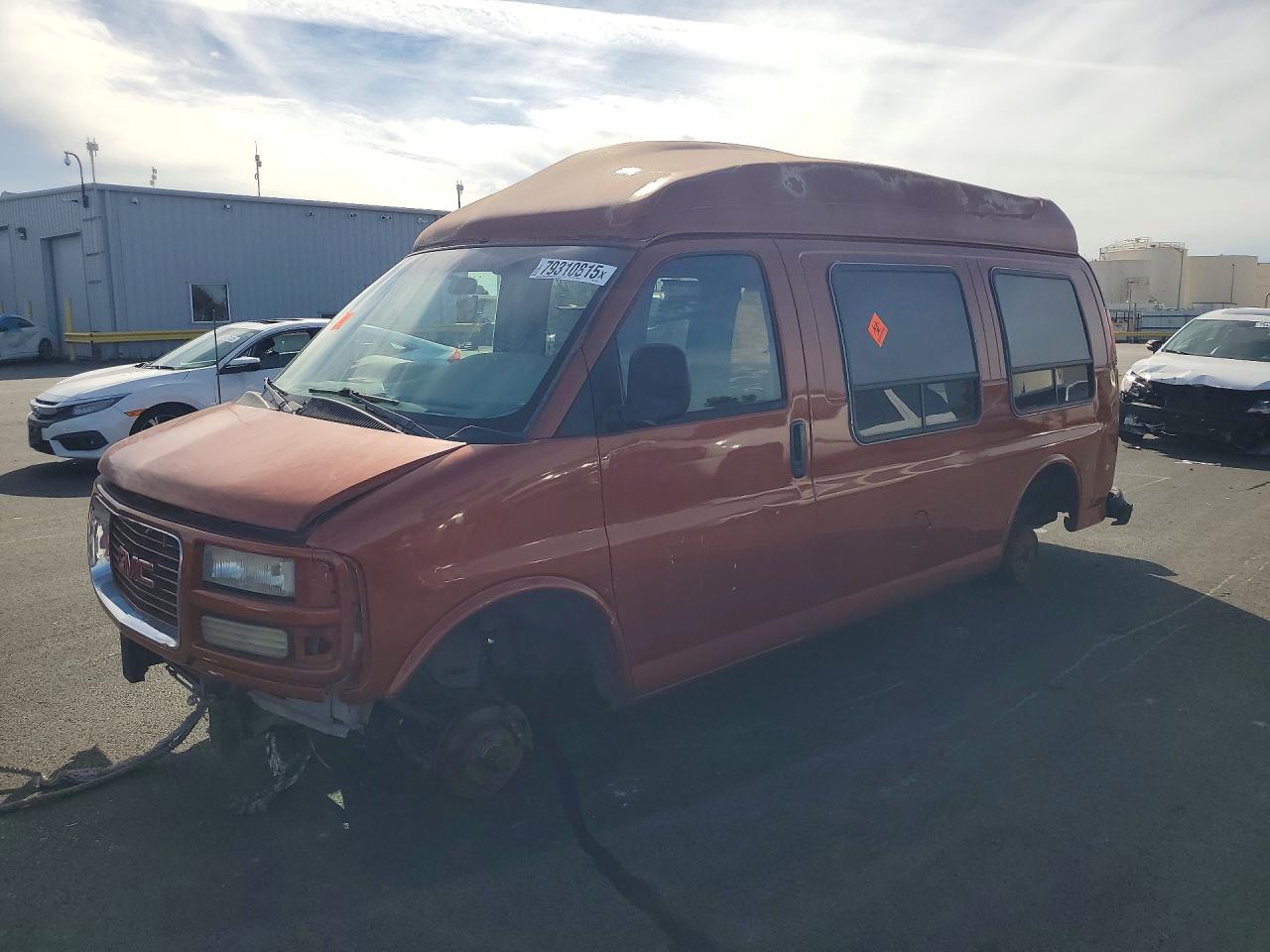 1999 GMC Savana Cargo RV Conversion, VIN 1GDFG15R1X1110705 — Stripped