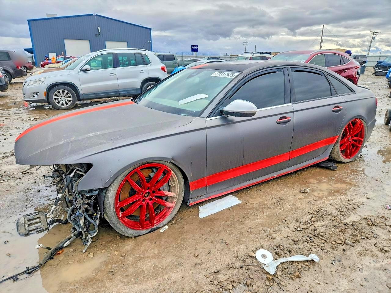 2014 Audi S6 Prestige, VIN WAUF2AFC7EN095790 — Front end