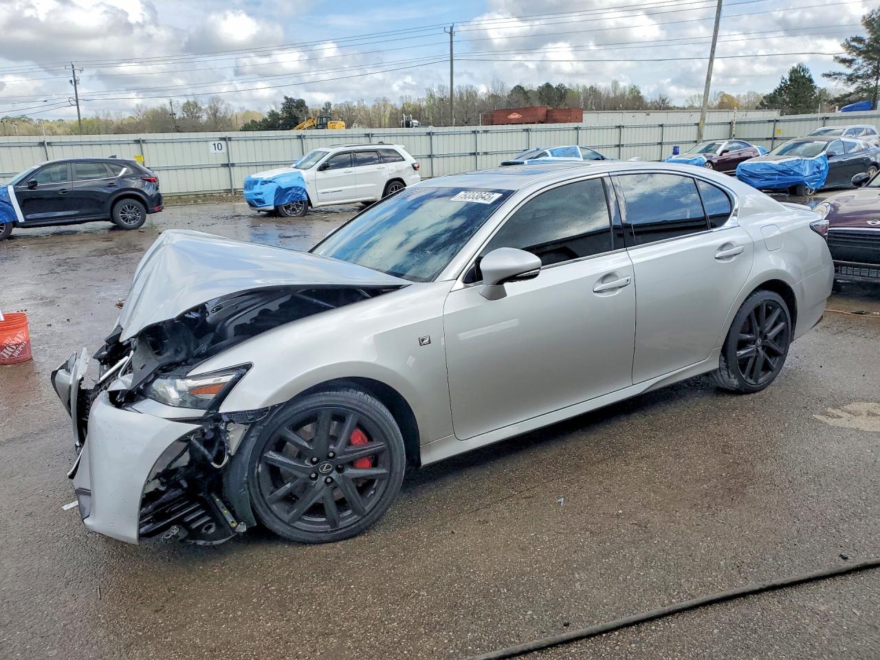2019 Lexus GS 350 F Sport, VIN JTHBZ1BLXKA018660 — Front end
