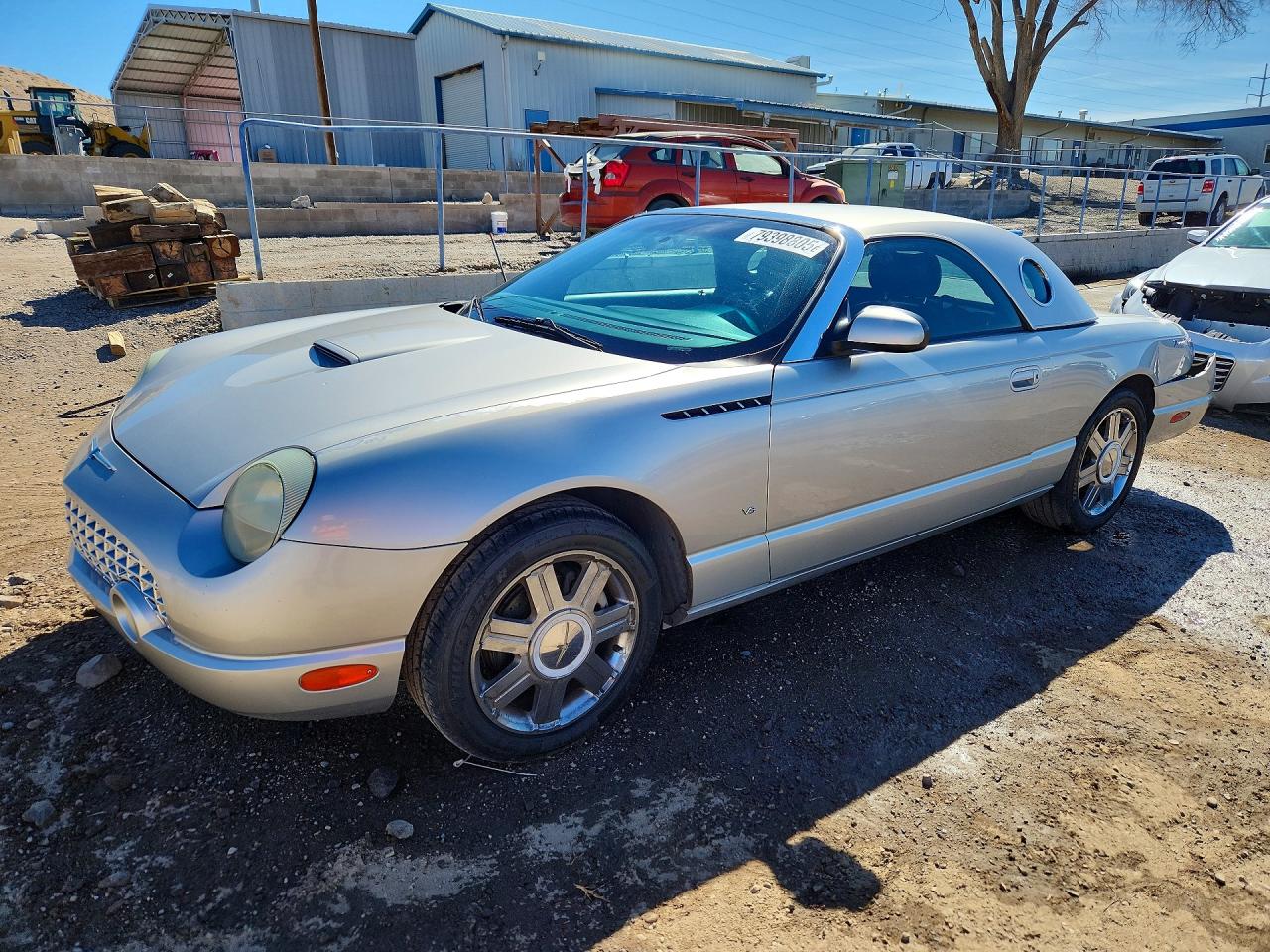 2004 Ford Thunderbird Deluxe, VIN 1FAHP60A14Y103533 — Зад