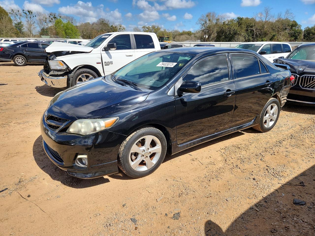 2013 Toyota Corolla S, VIN 5YFBU4EE1DP209557 — Rear end