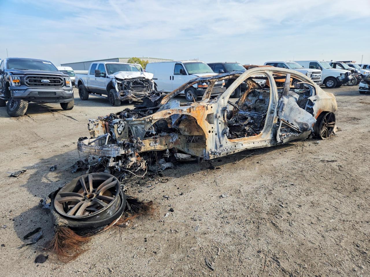 2011 BMW 7 Series 750Li, VIN WBAKB8C50BCY65588 — Burn