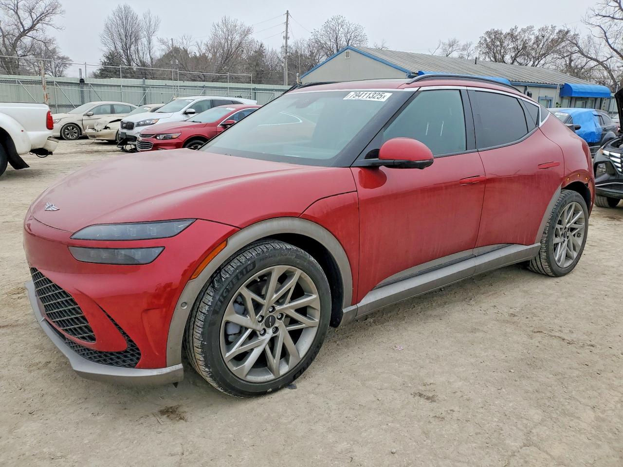 2023 Genesis GV60 Advanced, VIN KMUKCDTC7PU002485 — Rear end