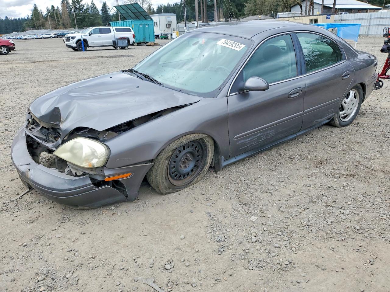 2003 Mercury Sable GS, VIN 1MEFM50U03A605664 — Undercarriage