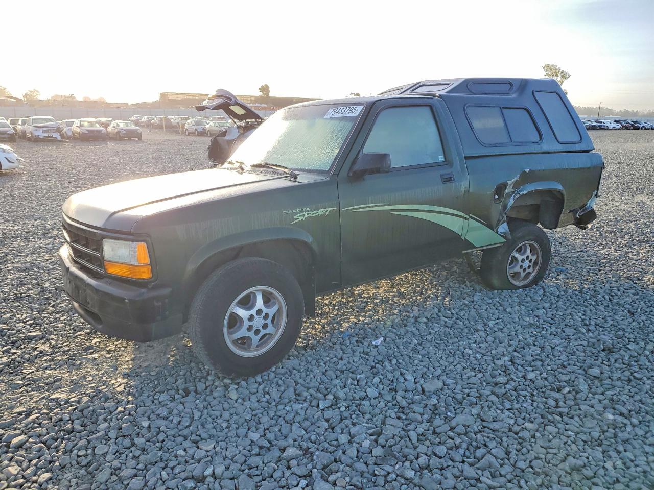 1996 Dodge Dakota, VIN 1B7FL26P4TS668300 — Зад
