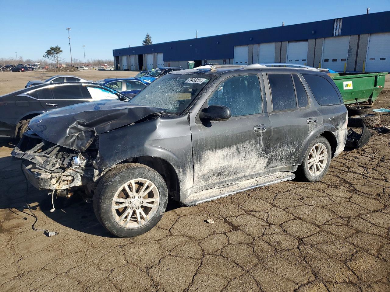 2007 Saab 9-7X V8, VIN 5S3ET13M972804128 — Front end