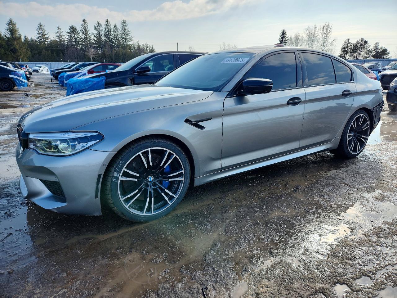 2020 BMW M5, VIN WBSJF0C09LCE72758 — Rear end