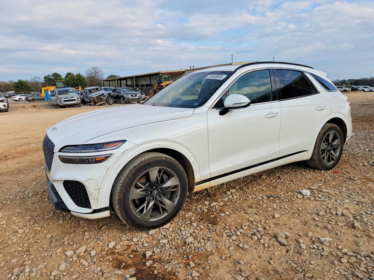 2022 Genesis GV70 Sport, VIN KMUMCDTC5NU033224 — Rear end