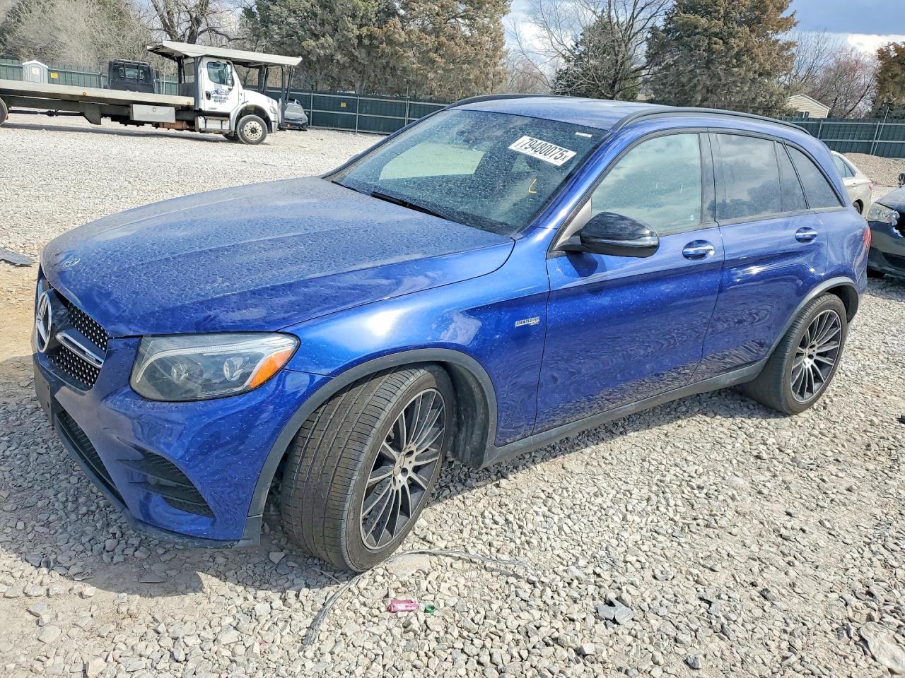 2018 Mercedes-Benz GLC 43 AMG, VIN WDC0G6EBXJF416395 — Engine fire