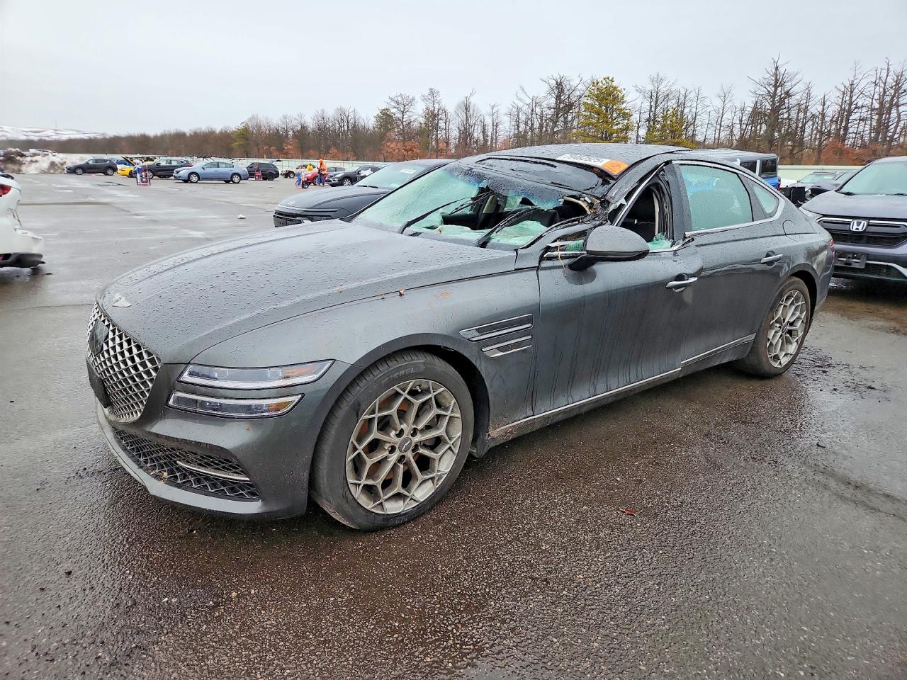 2023 Genesis G80 2.5T, VIN KMTGB4SC8PU150837 — Roof
