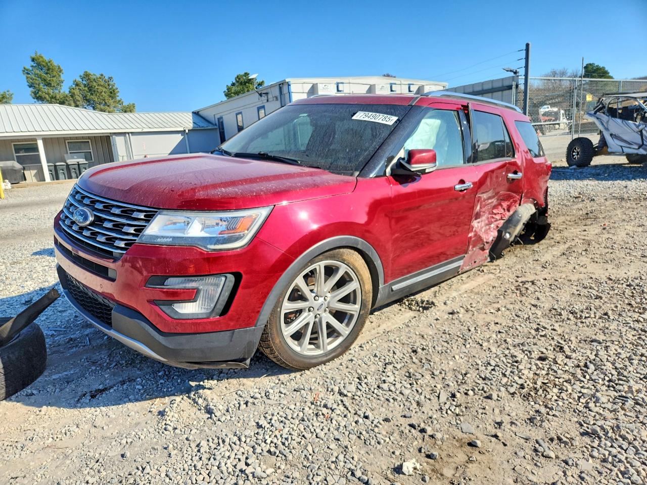 2017 Ford Explorer Limited, VIN 1FM5K7F88HGC22712 — Side