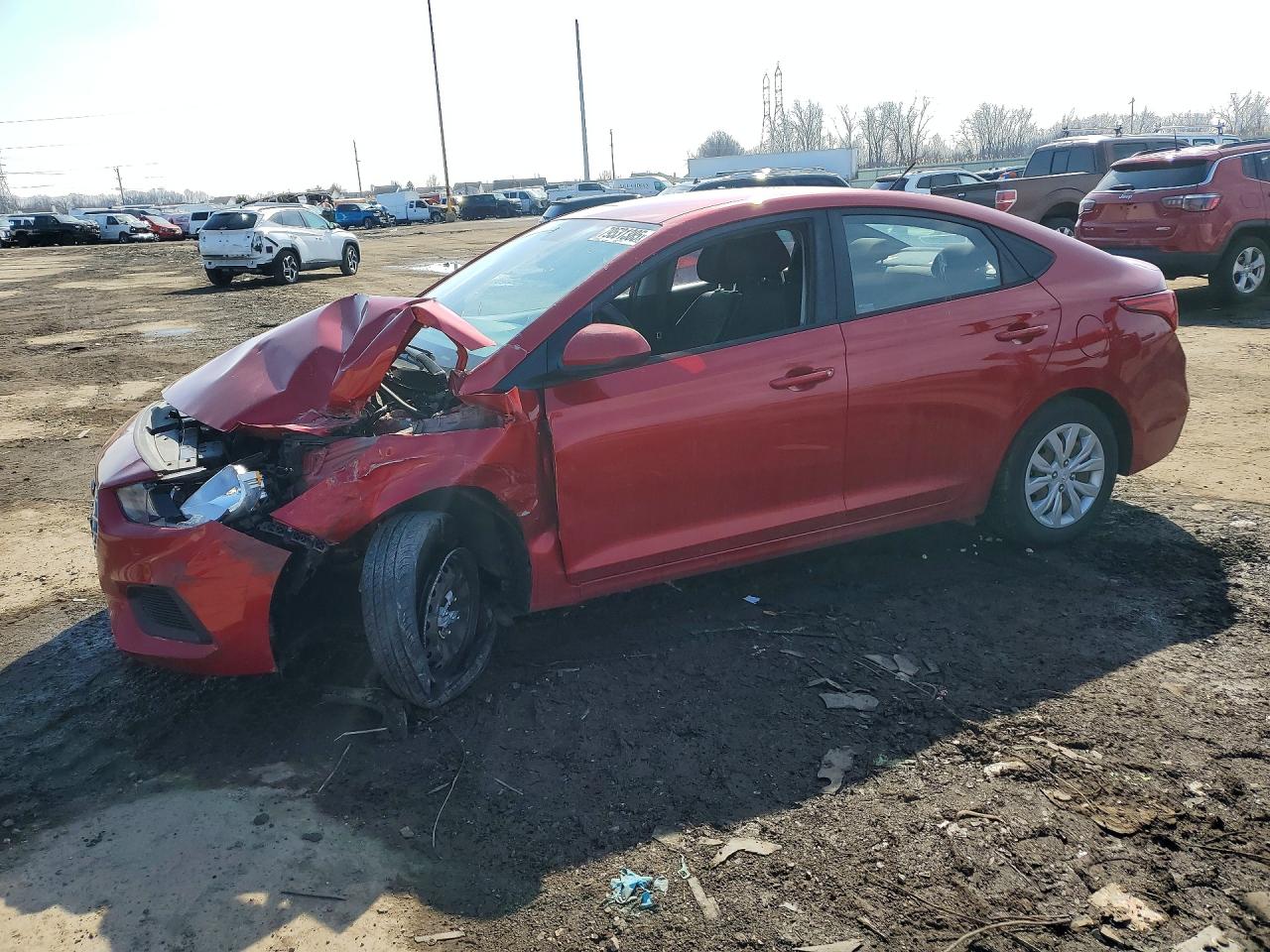 2020 Hyundai Accent SE, VIN 3KPC24A65LE113181 — Front end