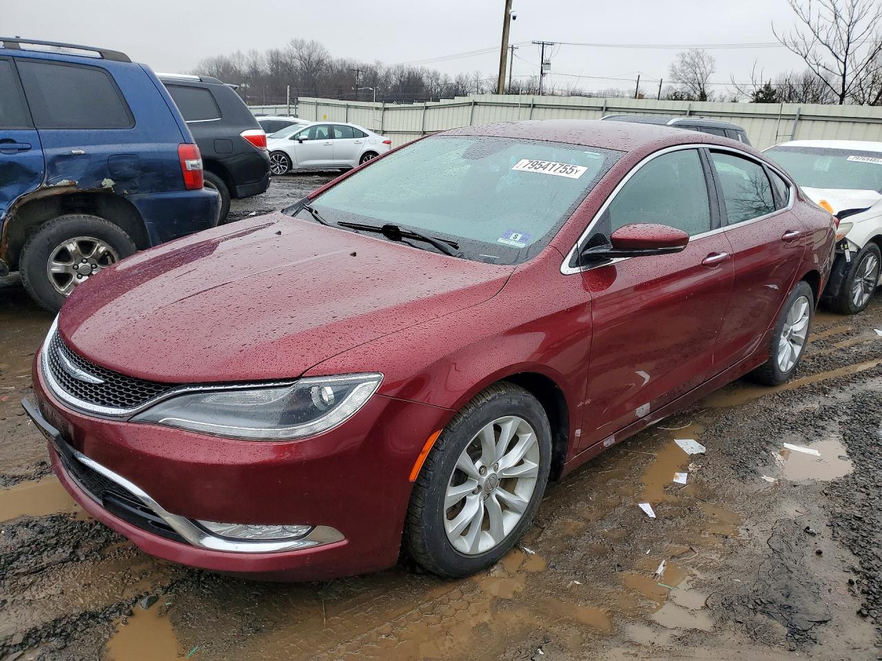 2015 Chrysler 200 C, VIN 1C3CCCCG9FN524696 — Rear end