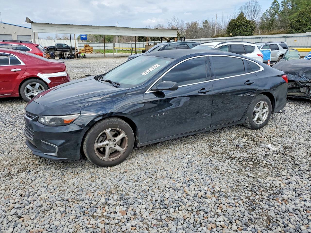 2017 Chevrolet Malibu LS, VIN 1G1ZB5STXHF276970 — Front end