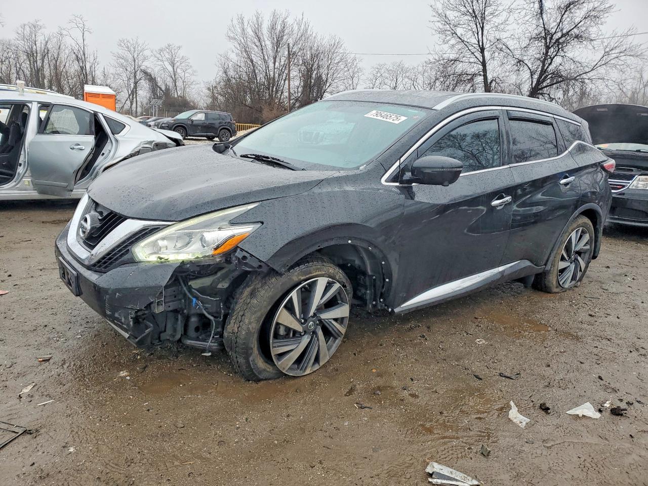2018 Nissan Murano SV, VIN 5N1AZ2MH4JN193002 — Front end
