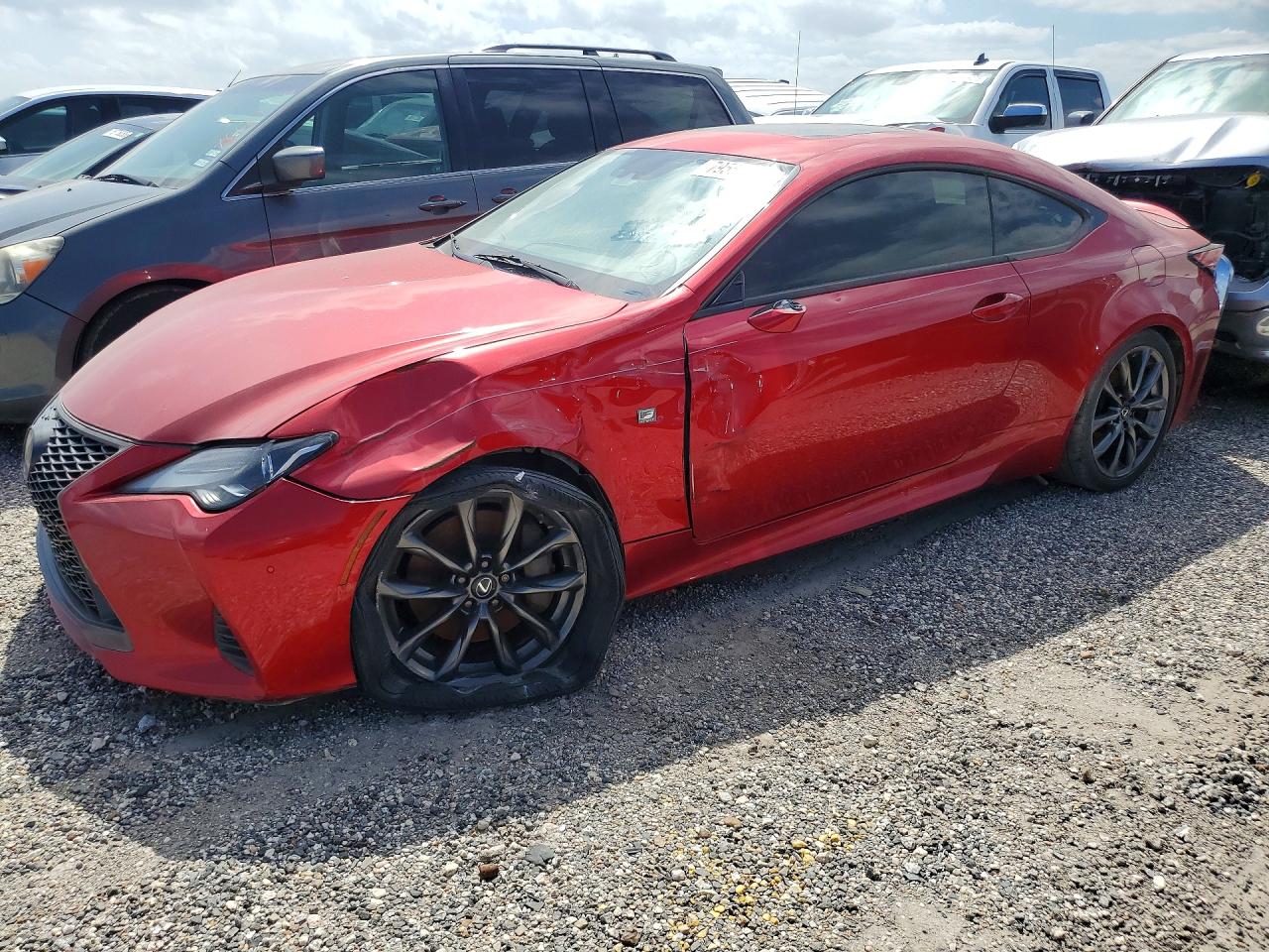 2019 Lexus RC 300 F Sport, VIN JTHHA5BC2K5009968 — Front end