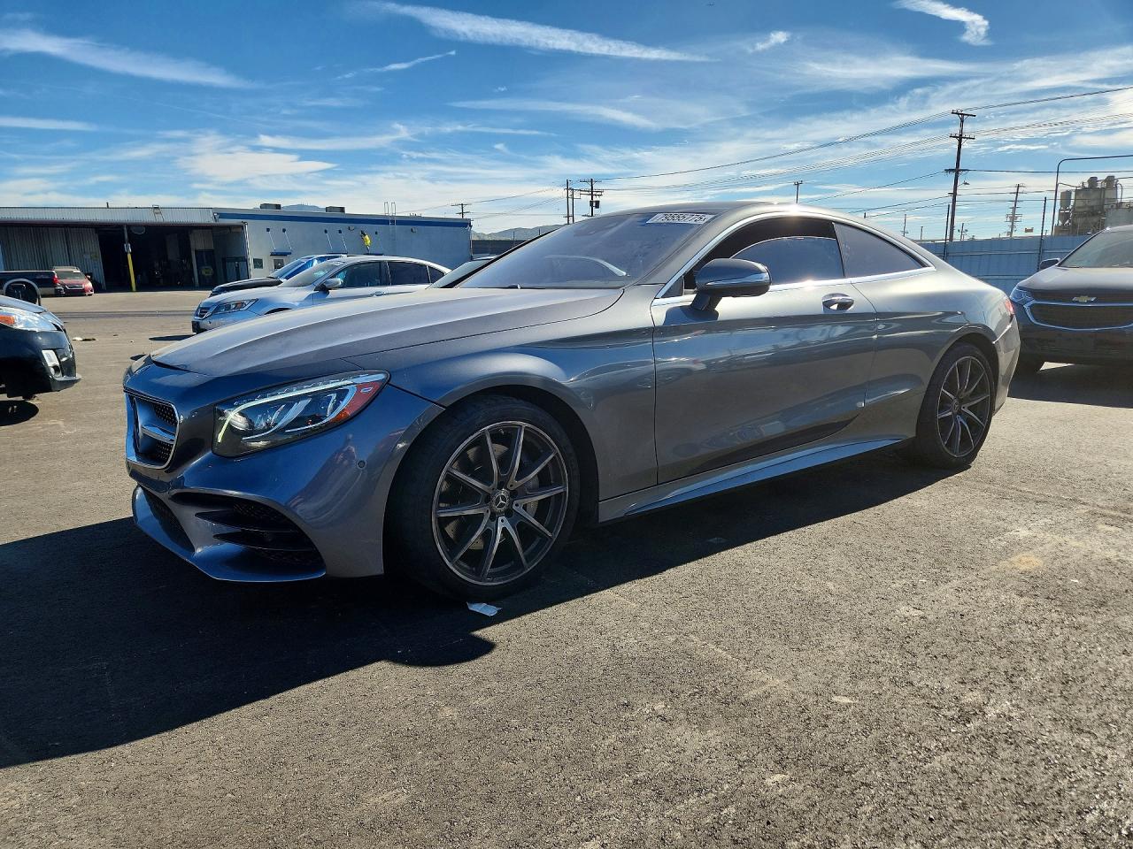 2019 Mercedes-Benz S 560, VIN WDDXJ8GBXKA038128 — Rear end