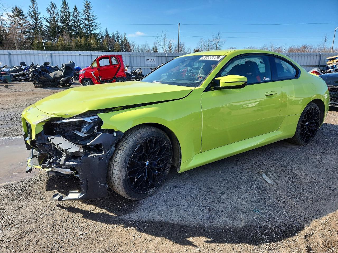 2026 BMW M2, VIN 3MF23DM07T8F98726 — Front end
