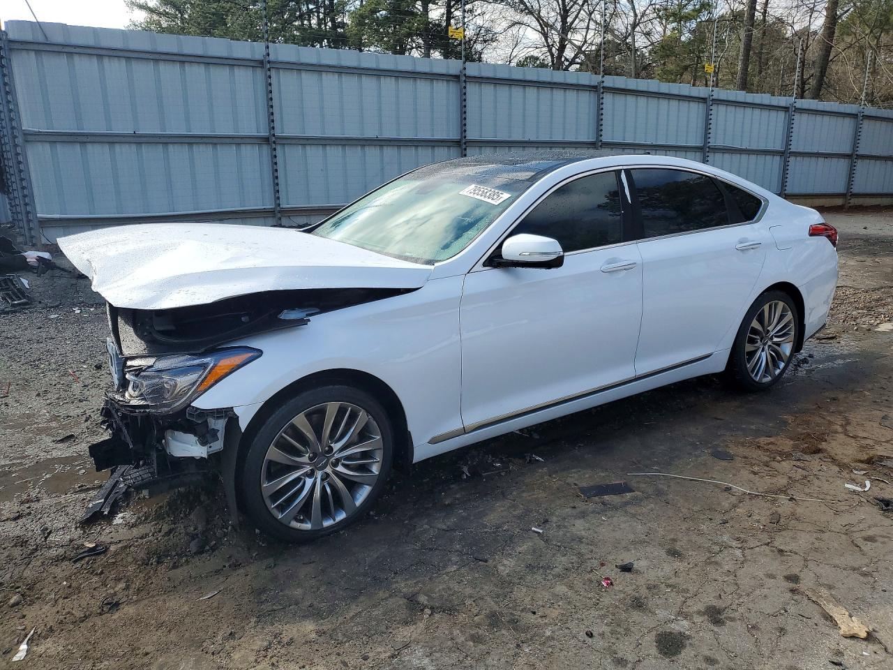 2019 Genesis G80 Ultimate, VIN KMTFN4JF1KU325288 — Front end