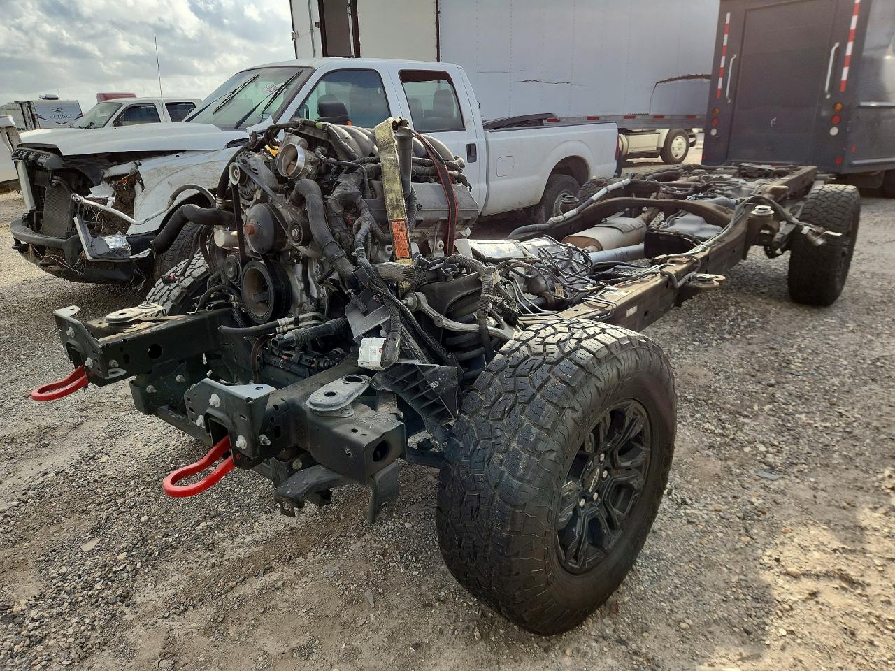 2022 Chevrolet Silverado 1500 ZR2, VIN 3GCUDHEL2NG508545 — Stripped