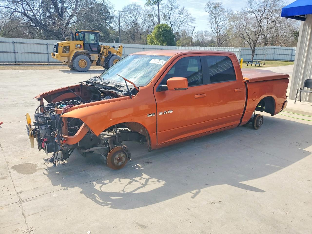2010 Dodge 1500 SLT, VIN 1D7RB1CT7AS166329 — Partial repair