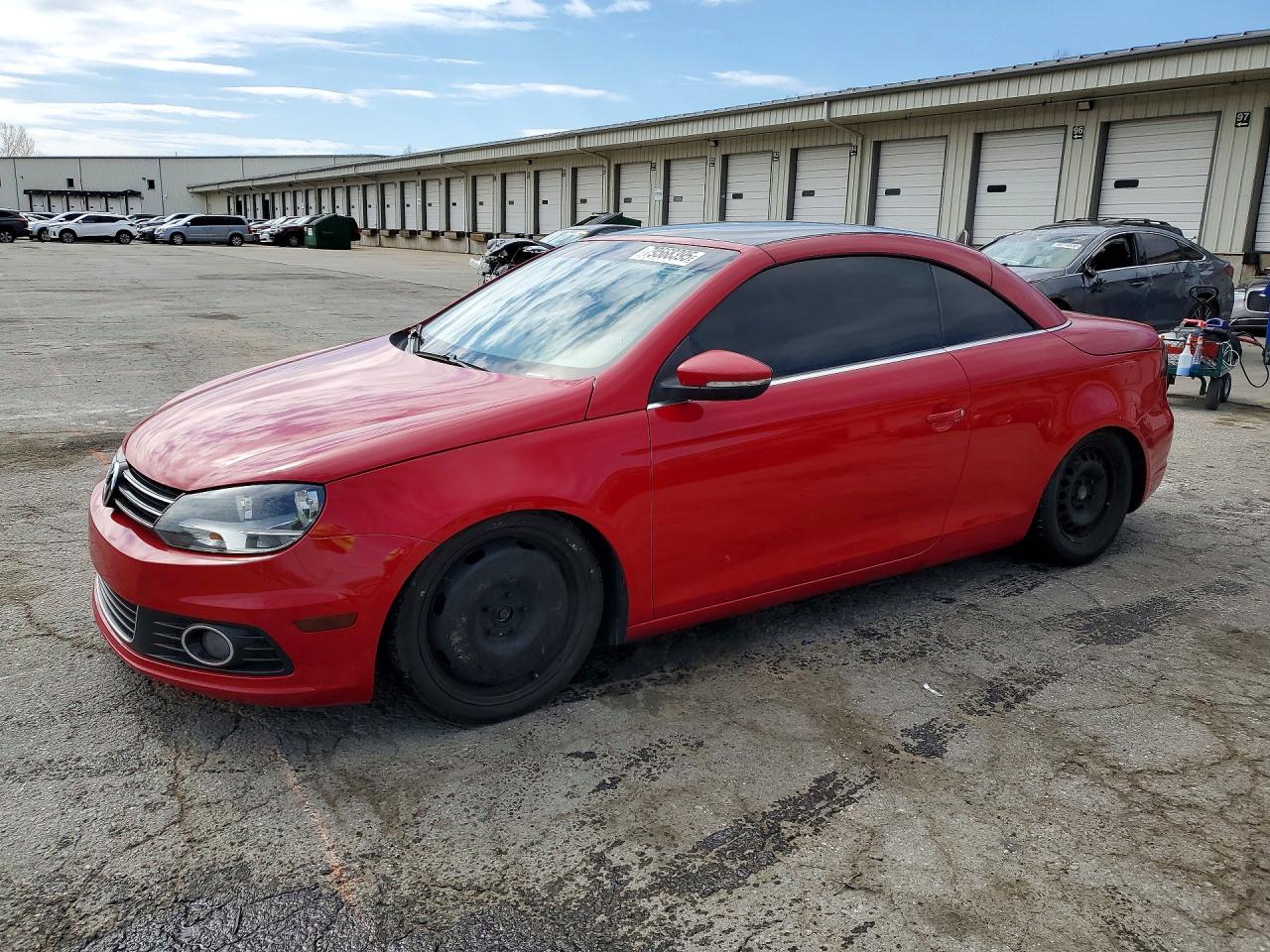 2012 Volkswagen Eos Komfort, VIN WVWBW7AH2CV004692 — Rear end