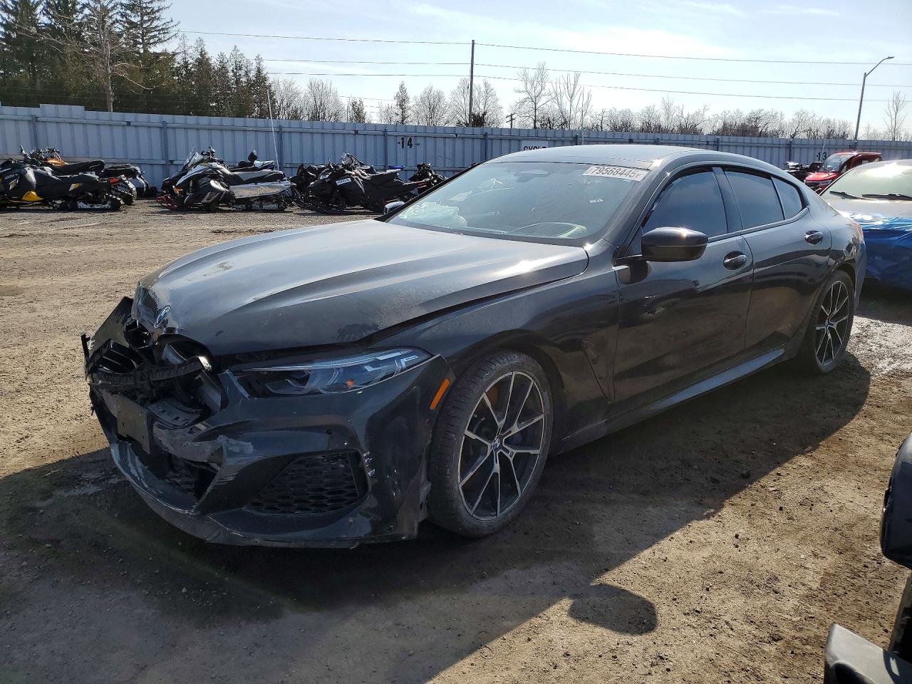 2020 BMW 8 Series M850i, VIN WBAGV8C09LBP48956 — Front end