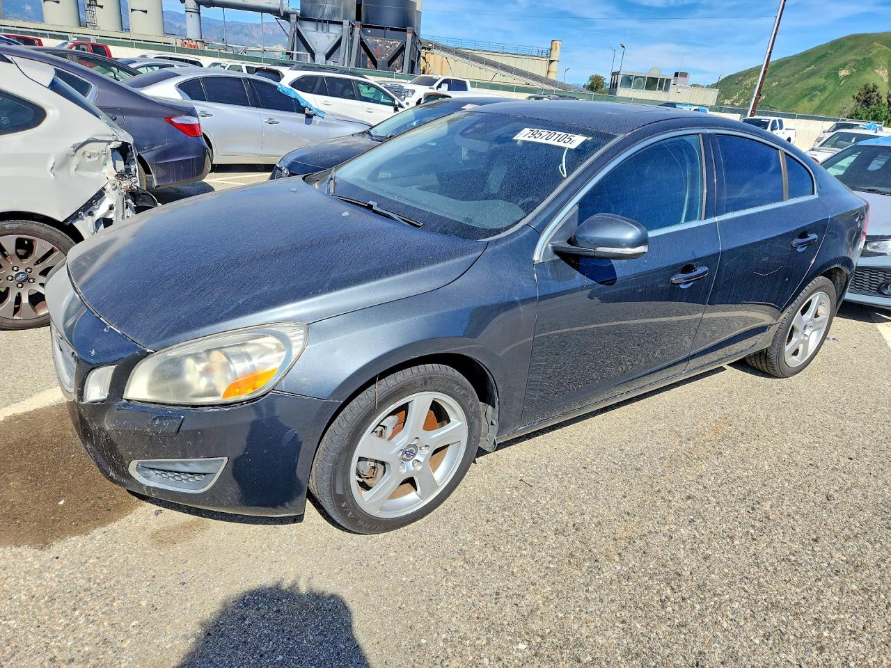 2013 Volvo S60 T5 Premier, VIN YV1612FS1D1216915 — Vandalism