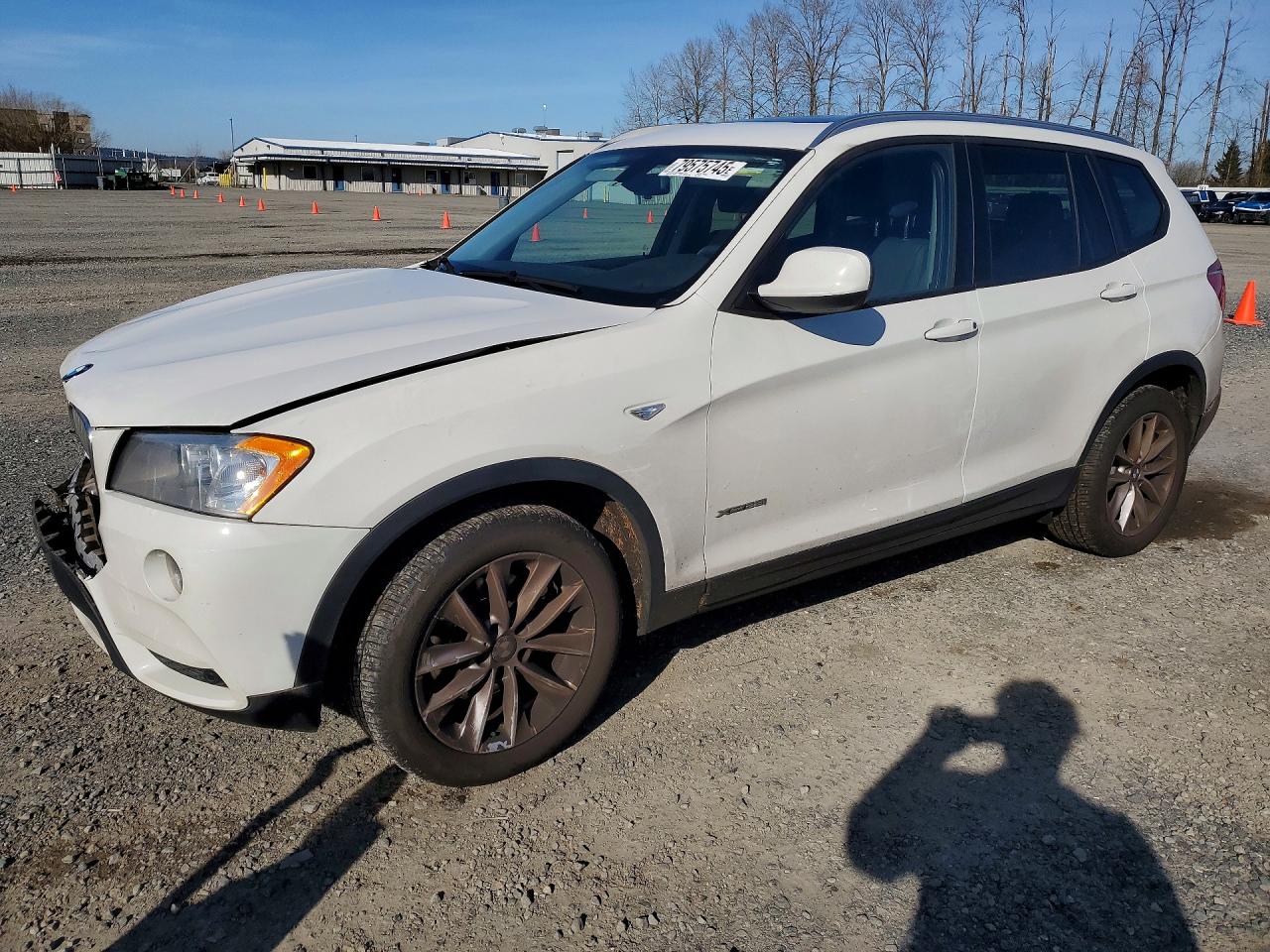 2014 BMW X3 xDrive28i, VIN 5UXWX9C58E0D27238 — Rear end
