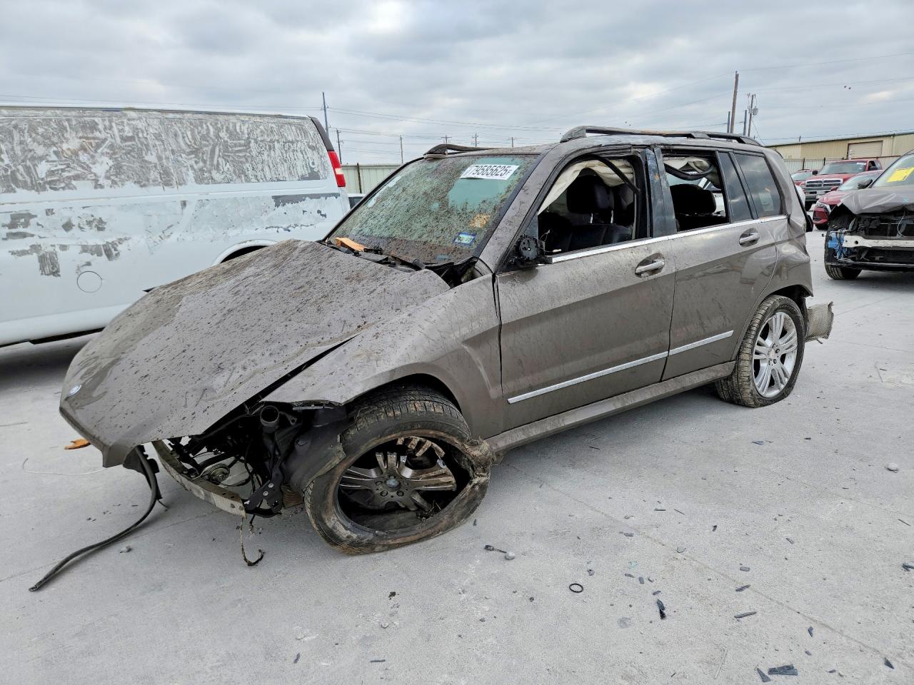 2013 Mercedes-Benz GLK 350, VIN WDCGG5HB1DG015644 — Rollover