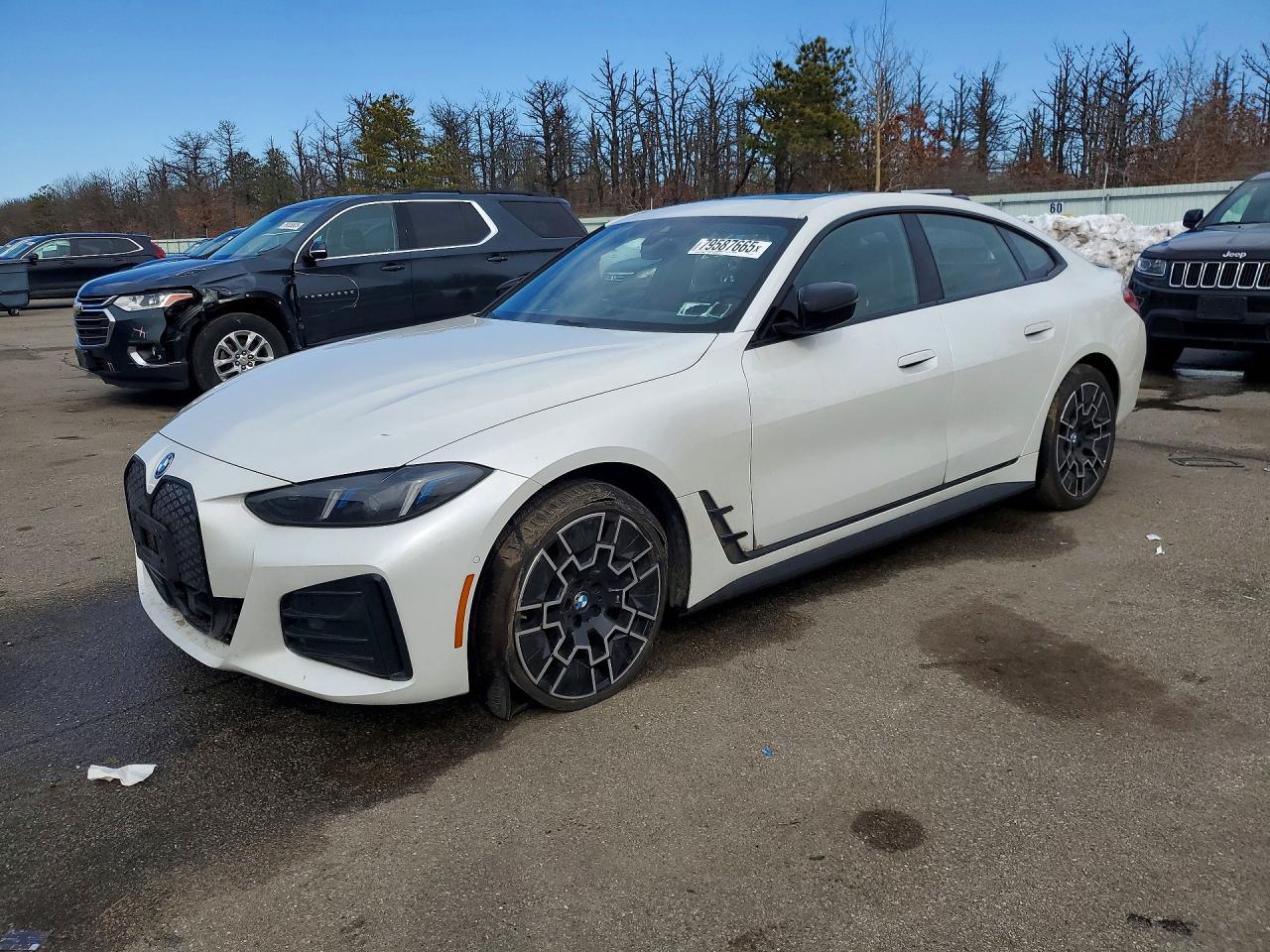 2025 BMW i4 xDrive40, VIN WBY43HD03SFU47731 — Frame damage