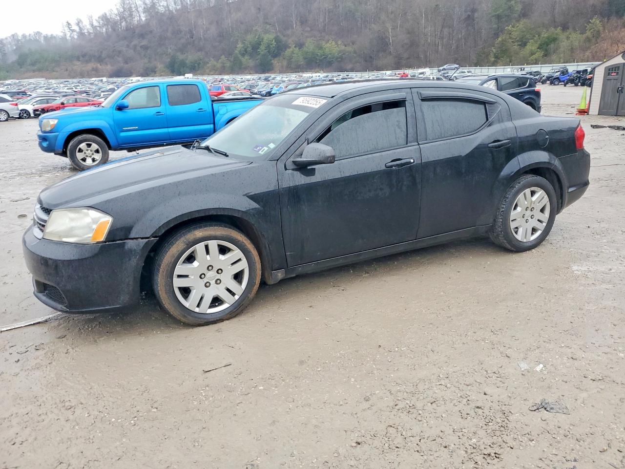 2012 Dodge Avenger SE, VIN 1C3CDZAB4CN275484 — Engine fire