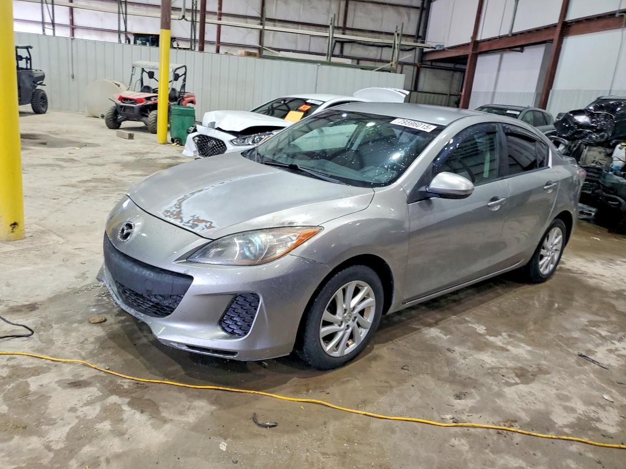 2012 Mazda 3 i Touring, VIN JM1BL1V76C1648033 — Engine fire