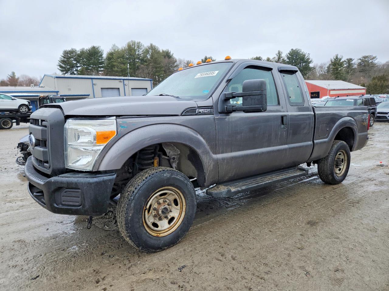 2013 Ford F-250 XL, VIN 1FT7X2B69DEA28797 — Interior fire