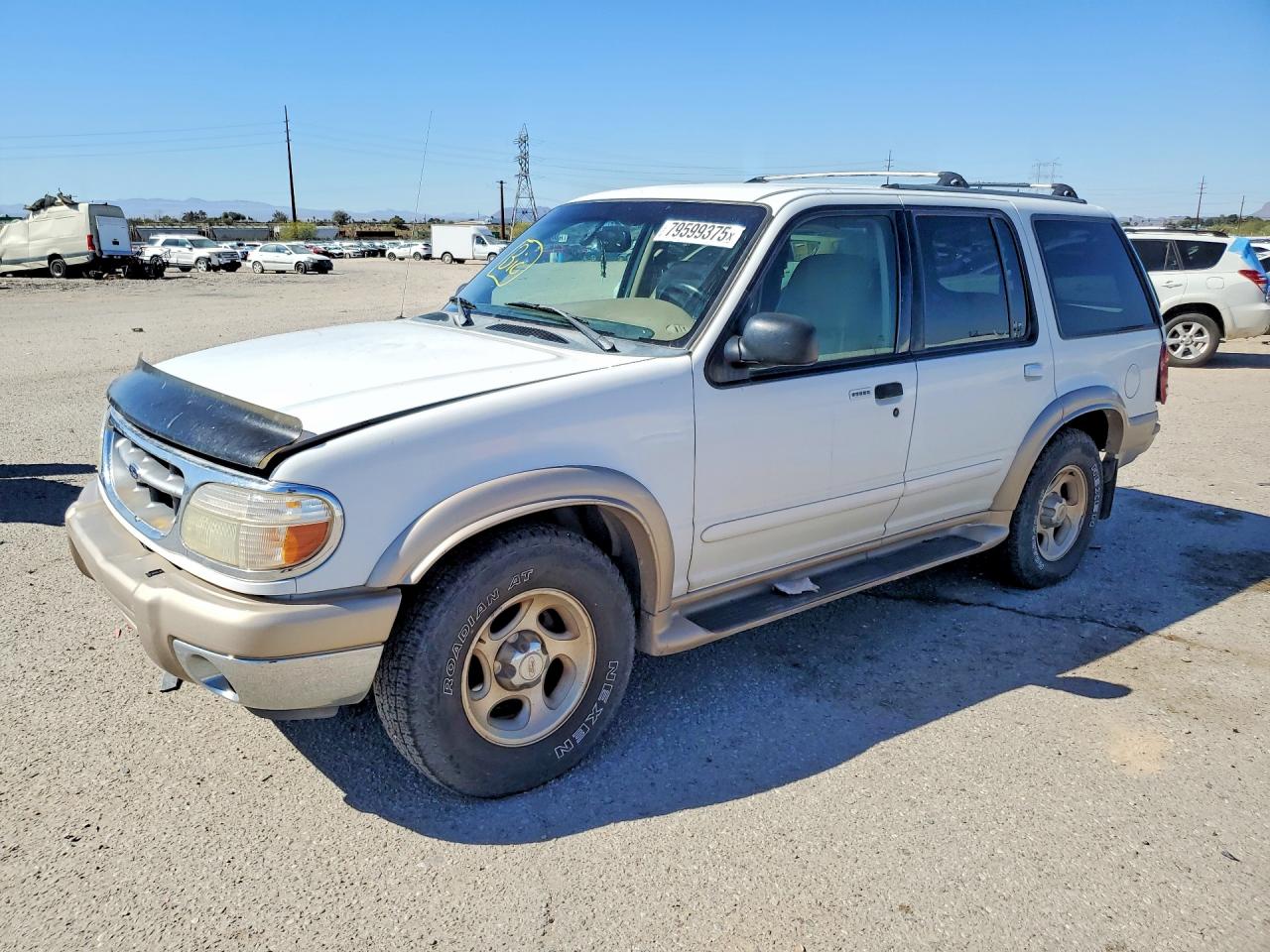 2000 Ford Explorer Eddie Bauer, VIN 1FMZU74E1YZB74155 — Rear end