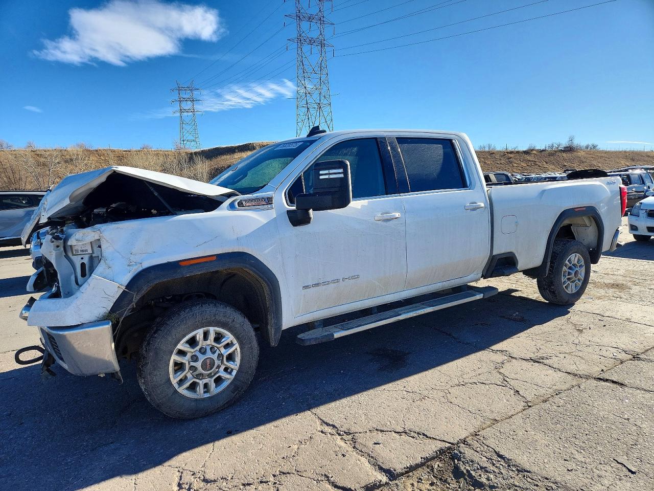 2023 GMC Sierra 2500HD SLE, VIN 1GT49MEY4PF164520 — Rollover