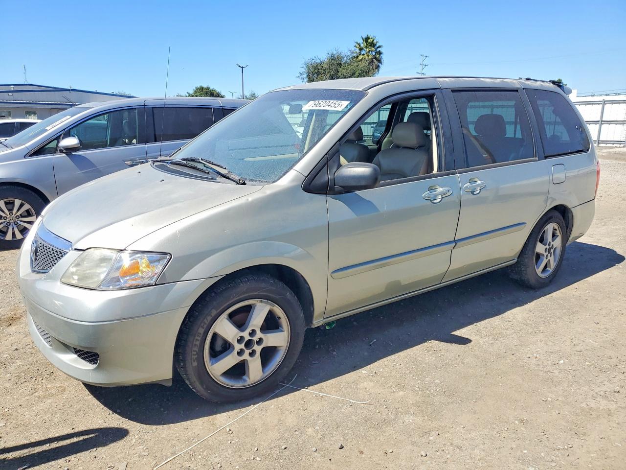 2003 Mazda MPV LX, VIN JM3LW28J830355403 — Rear end