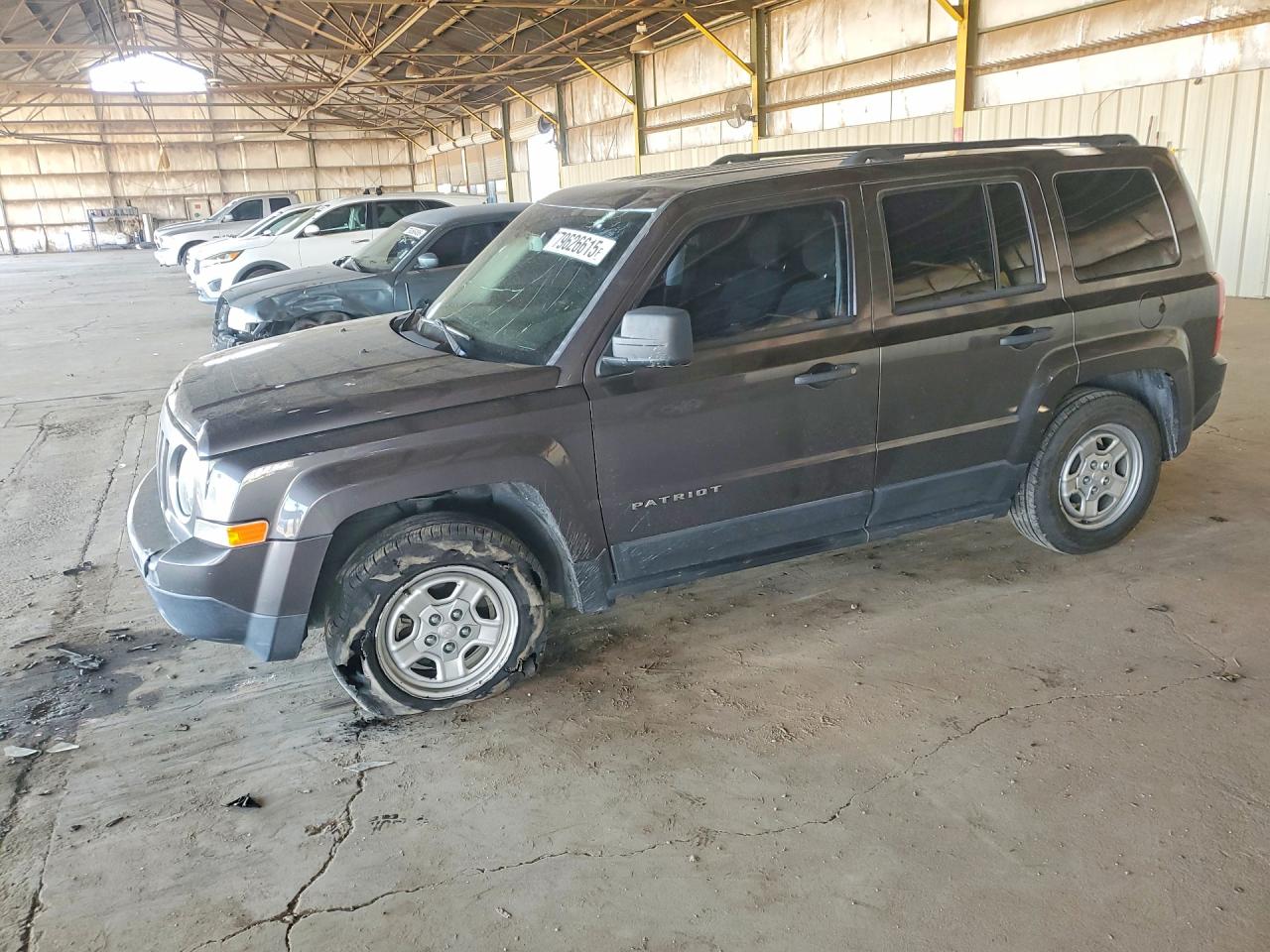 2017 Jeep Patriot Sport, VIN 1C4NJPBA3HD119571 — Front end