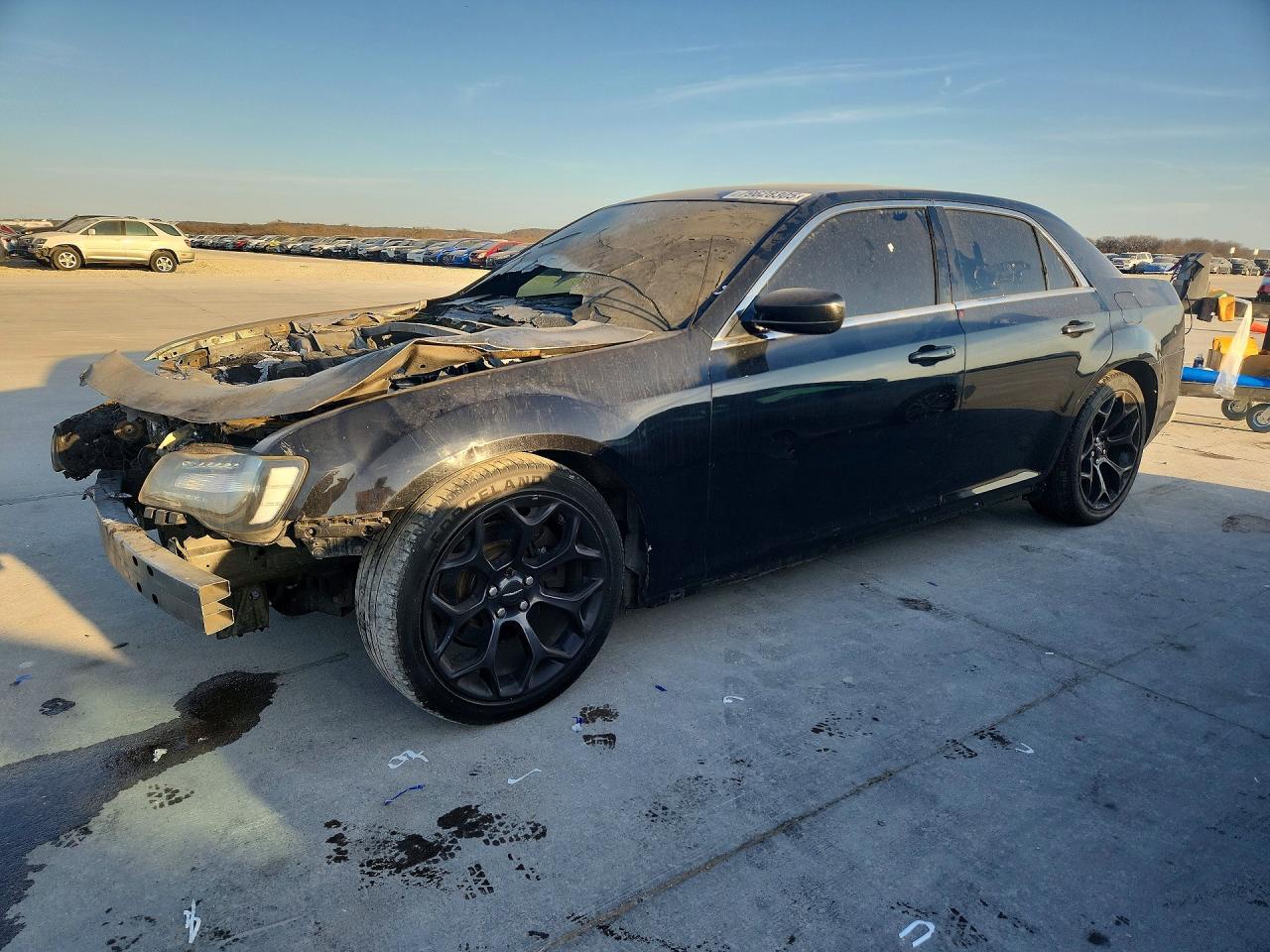 2013 Chrysler 300 S, VIN 2C3CCABT7DH635286 — Engine fire