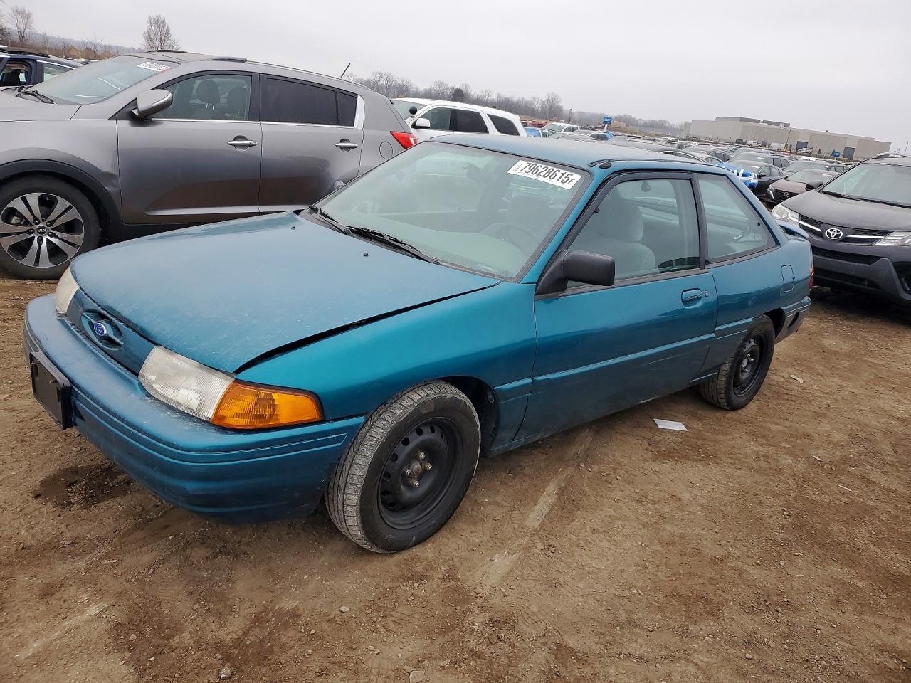 1995 Ford Escort, VIN 1FASP11J4SW337102 — Rear end