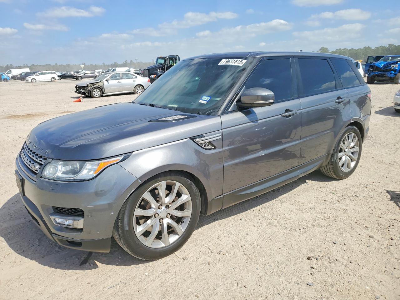 2016 Land Rover Range Rover Sport HSE, VIN SALWR2VF9GA643629 — Engine fire